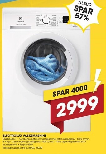 Electrolux vaskemaskine