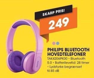 Expert Philips bluetooth hovedtelefoner tilbud