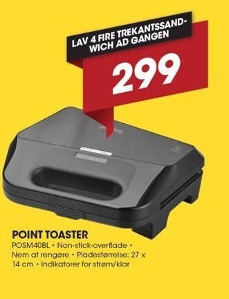 Punkt1 Point toaster tilbud