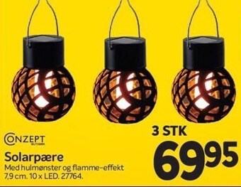 Conzept solarpære - 3 stk.