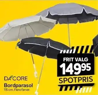 Da core bordparasol