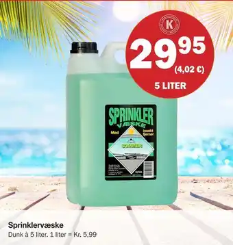 Købmandsgården Sprinklervæske tilbud