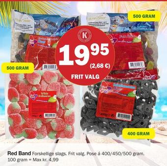 Købmandsgården Red band tilbud