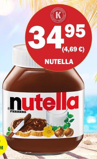 Købmandsgården Nutella tilbud