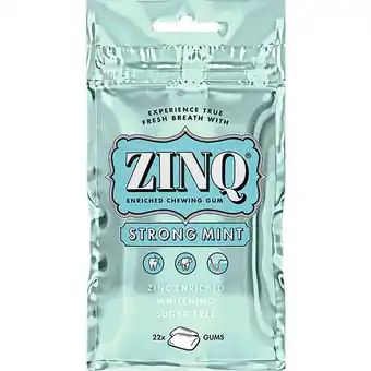 Zinq 2 x tyggegummi stærk mint sukkerfri