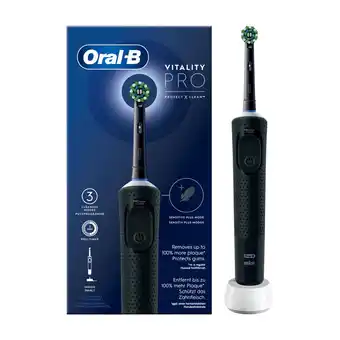 Punkt1 Oral-b vitality pro elektrisk tandbørste, sort tilbud