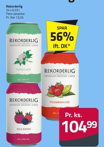 Fleggaard Rekorderlig tilbud