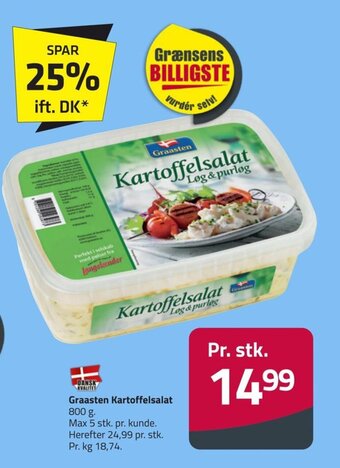 Fleggaard Graasten Kartoffelsalat 800 g. tilbud