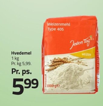 Fleggaard Hvedemel 1 kg tilbud