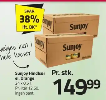 Fleggaard Sunjoy Hindbær el. Orange tilbud