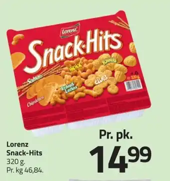 Fleggaard Lorenz Snack-Hits 320 g tilbud