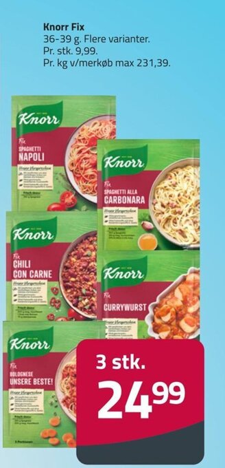 Fleggaard Knorr Fix tilbud