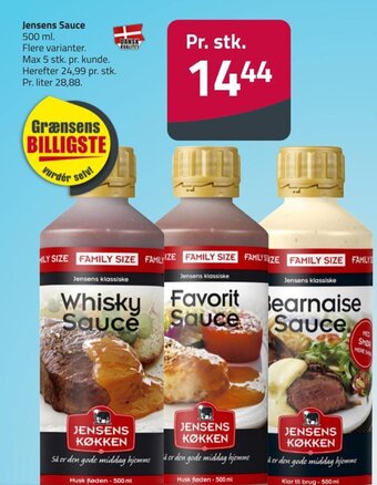Fleggaard Jensens Sauce tilbud