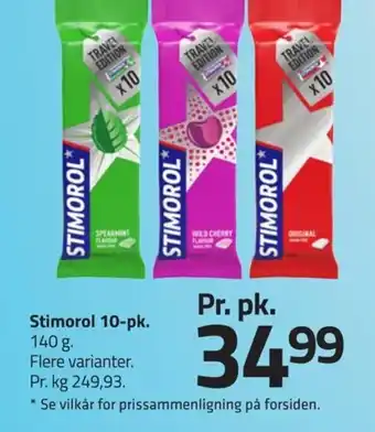 Fleggaard Stimorol 10-pk. tilbud