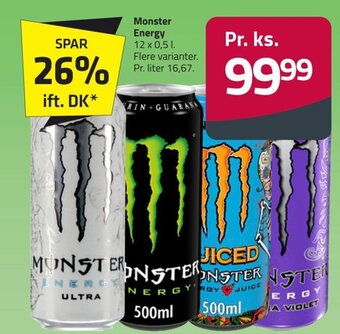 Fleggaard Monster Energy tilbud