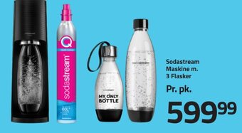 Fleggaard Sodastream Maskine m. 3 Flasker tilbud