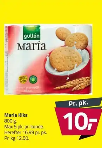 Fleggaard Maria Kiks 800 g tilbud