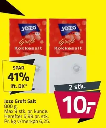 Fleggaard Jozo Groft Salt tilbud