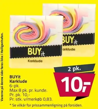 Fleggaard BUY it Karklude 6-pk. tilbud