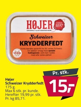 Fleggaard Højer Schweizer Krydderfedt tilbud