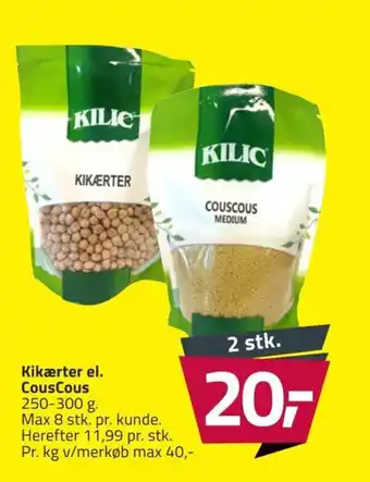 Kikærter el. Couscous