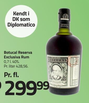 Fleggaard Botucal Reserva Exclusiva Rum tilbud