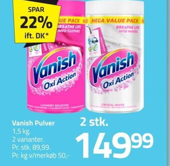 Fleggaard Vanish Pulver tilbud