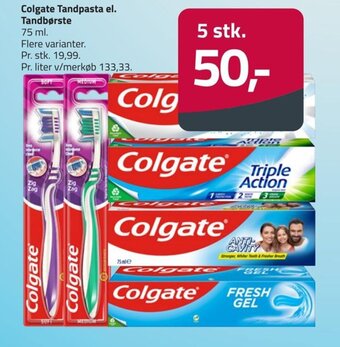 Fleggaard Colgate Tandpasta el. Tandbørste tilbud
