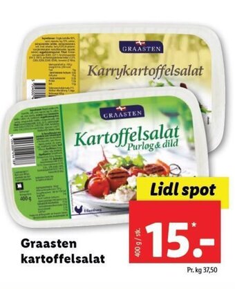 Lidl Graasten kartoffelsalat tilbud
