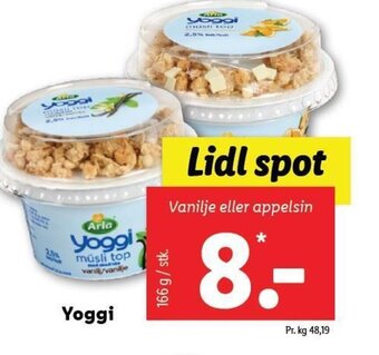 Lidl Yoggi tilbud