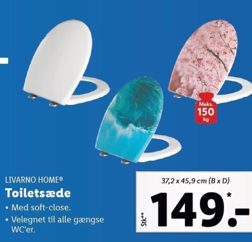 LIVARNO HOMEⓇ Toiletsæde tilbud hos Lidl