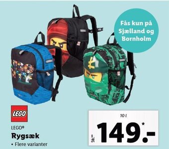 Lidl LEGO® Rygsæk tilbud