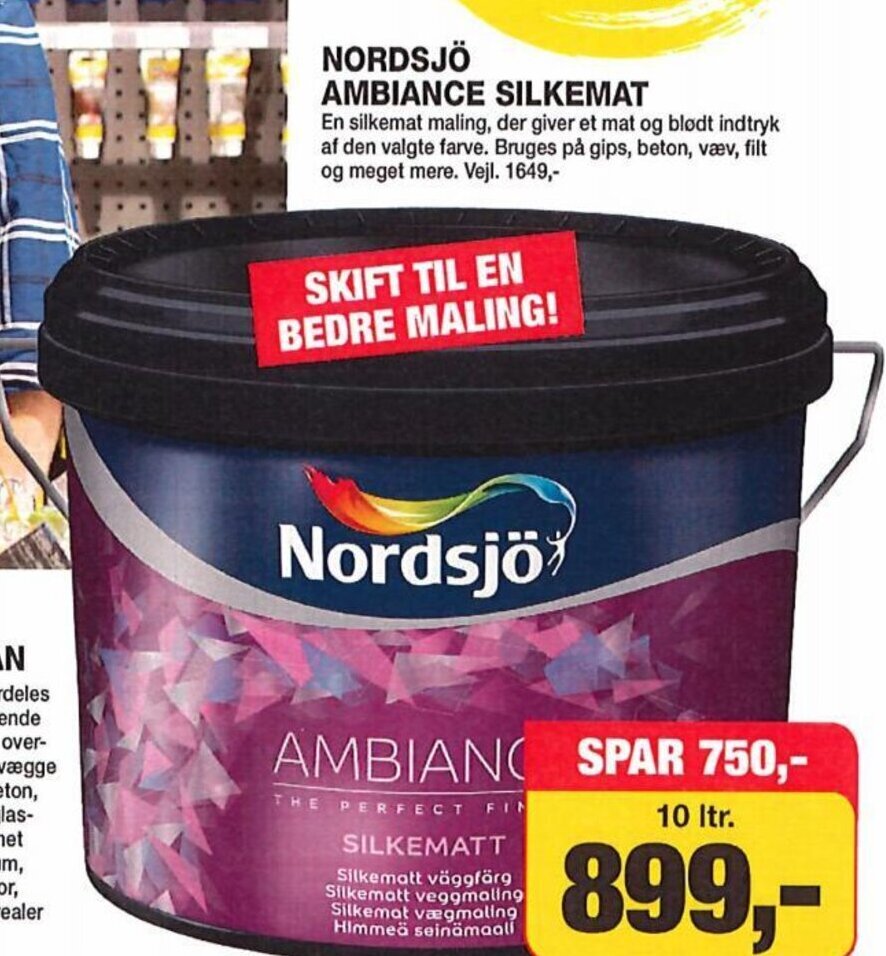 NORDSJÖ AMBIANCE SILKEMAT tilbud hos Farveland