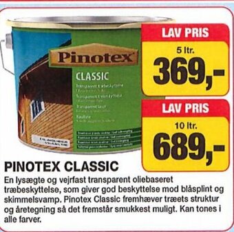 Farveland PINOTEX CLASSIC tilbud