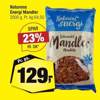 Calle Naturens energi mandler tilbud