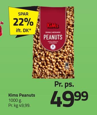 Fleggaard Kims peanuts tilbud