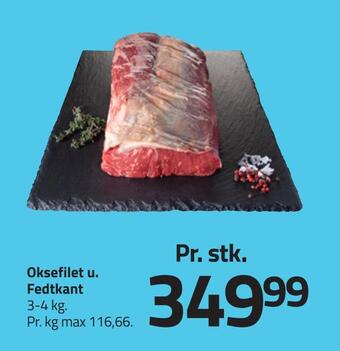 Fleggaard Oksefilet u. fedtkant tilbud