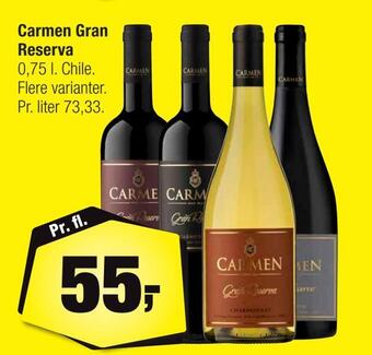 Calle Carmen gran reserva tilbud