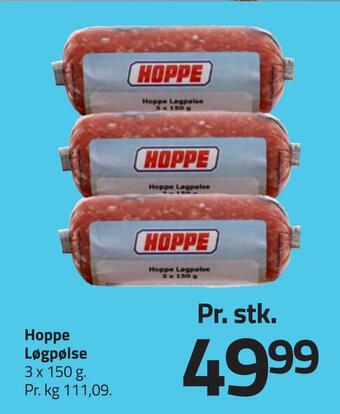 Fleggaard Hoppe løgpølse tilbud