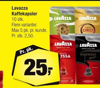 Calle Lavazza kaffekapsler tilbud