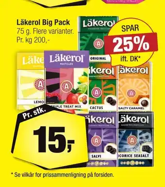 Calle Läkerol big pack tilbud