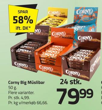 Fleggaard Corny big müslibar tilbud
