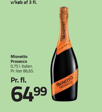 Fleggaard Mionetto prosecco tilbud