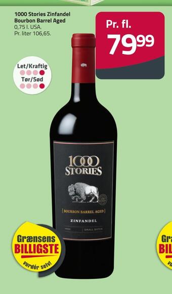 Fleggaard 1000 stories zinfandel bourbon barrel aged tilbud