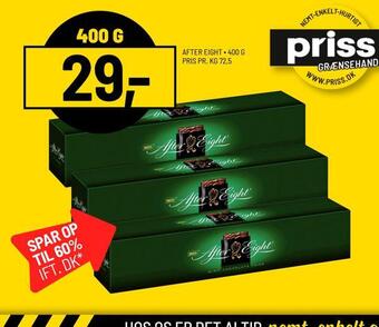 Priss After eight tilbud