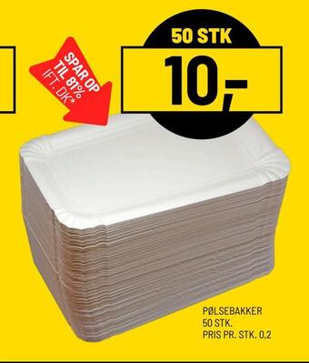 Priss Pølsebakker 50 stk tilbud