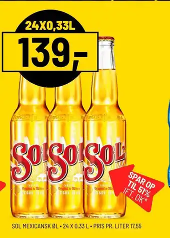 Sol mexicansk øl