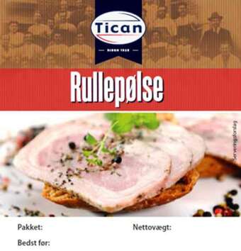 Rullepølse i skiver, 70 g