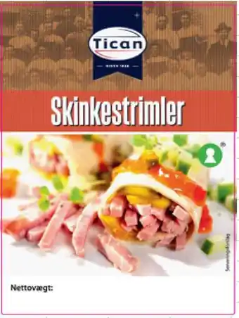 Skinkestrimler, 100 g