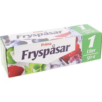 Prima | 2 x fryseposer 1l 50stk.